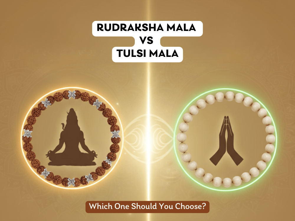 Rudraksha Mala vs Tulsi Mala