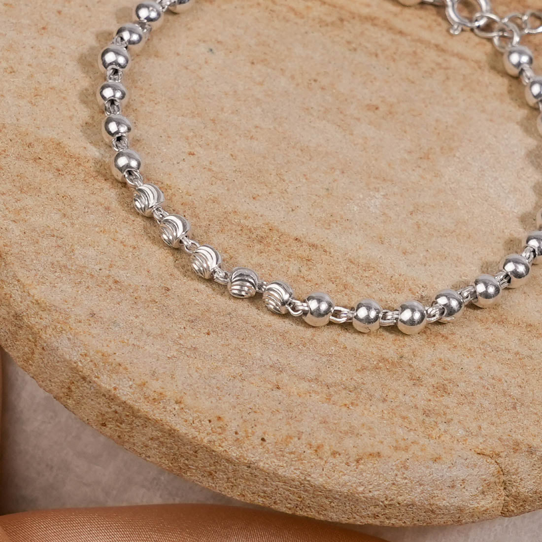 Silver Single Line Bracelet for Women