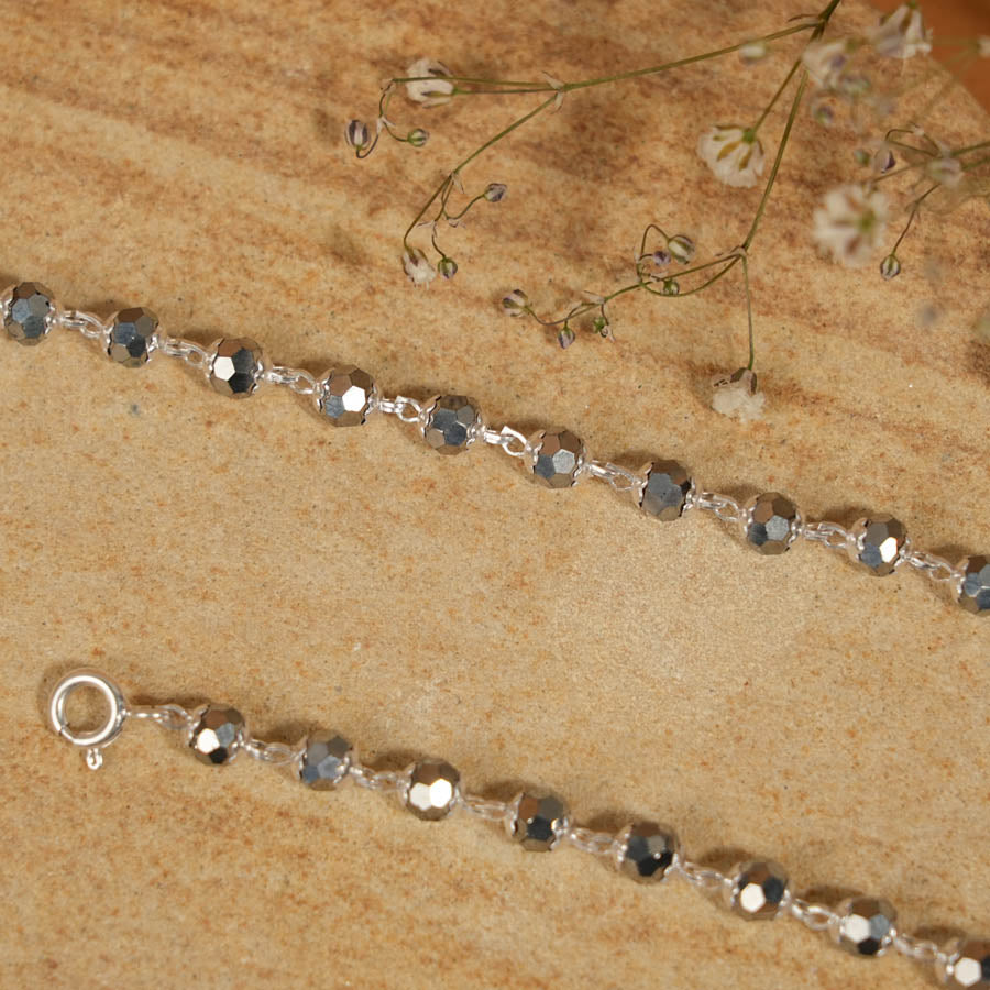Real Silver Beads Nazariya for Kids