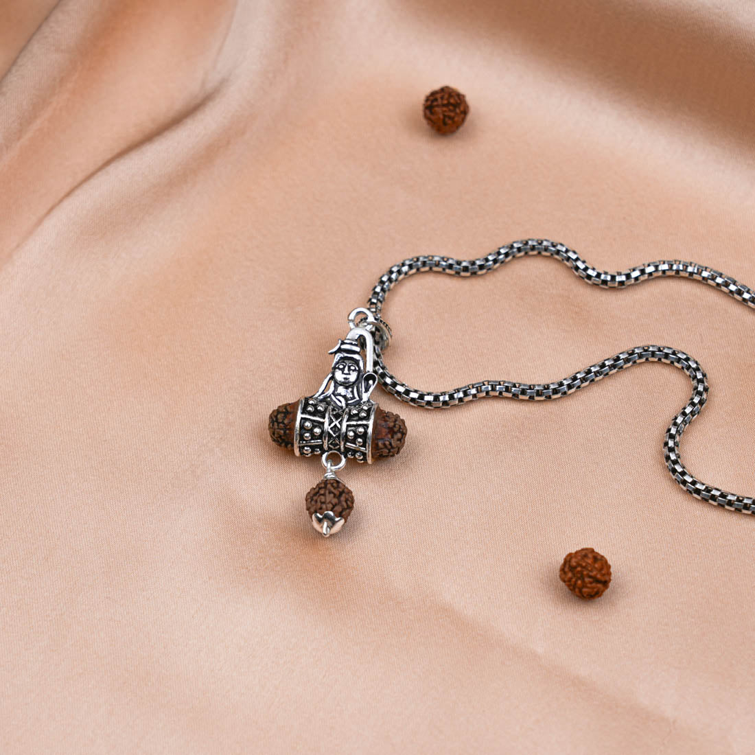 Rudraksha Shiva Pendant