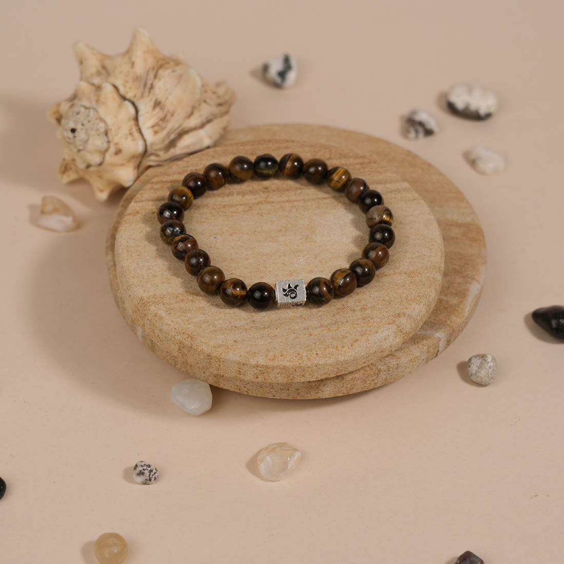 Tiger Eye Stone Beads Bracelet
