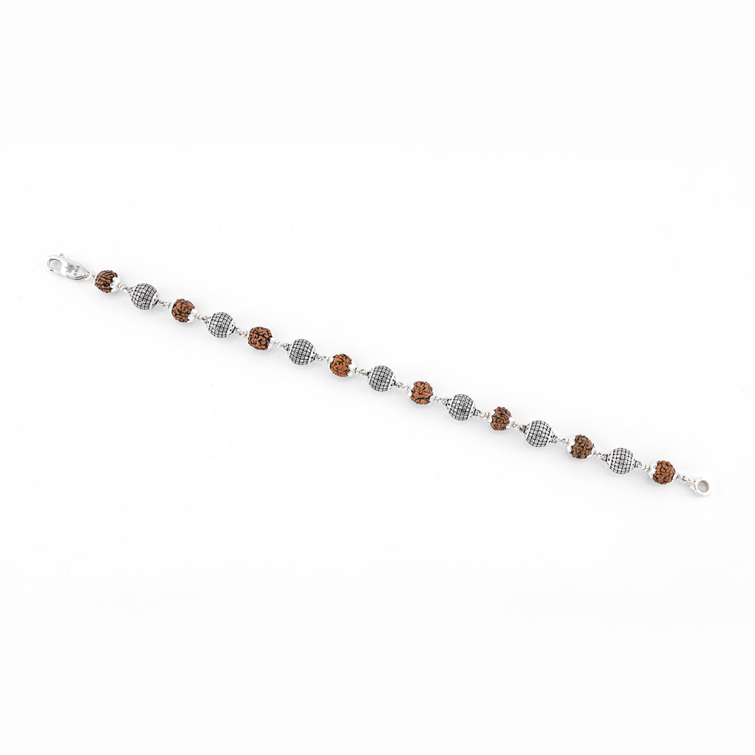 Pure Rudraksha Silver Rakhi