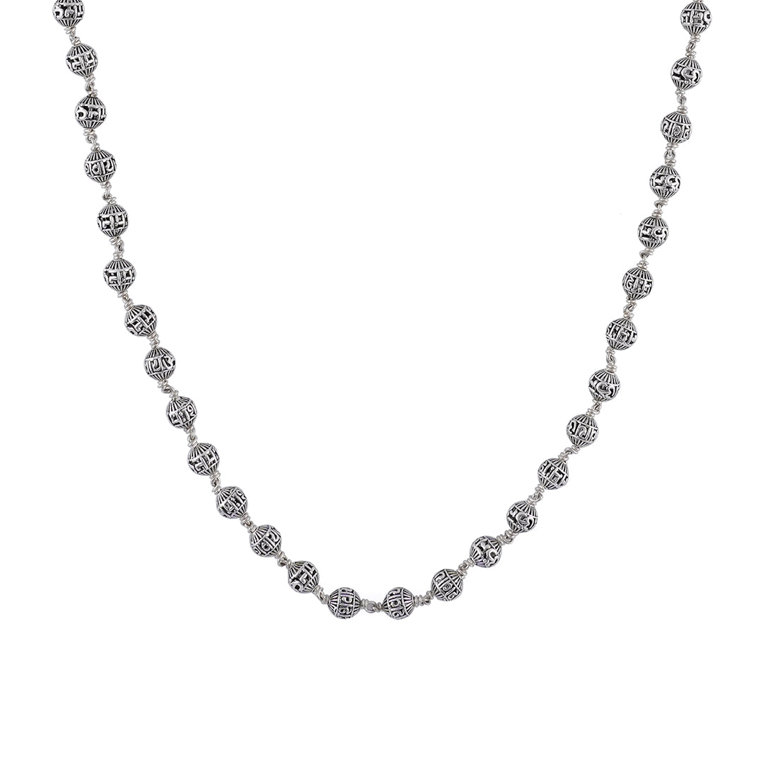 Silver Mala For Men