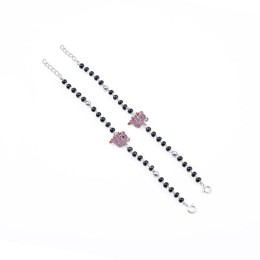 Black Beads and Koala Silver Nazariya for Kids