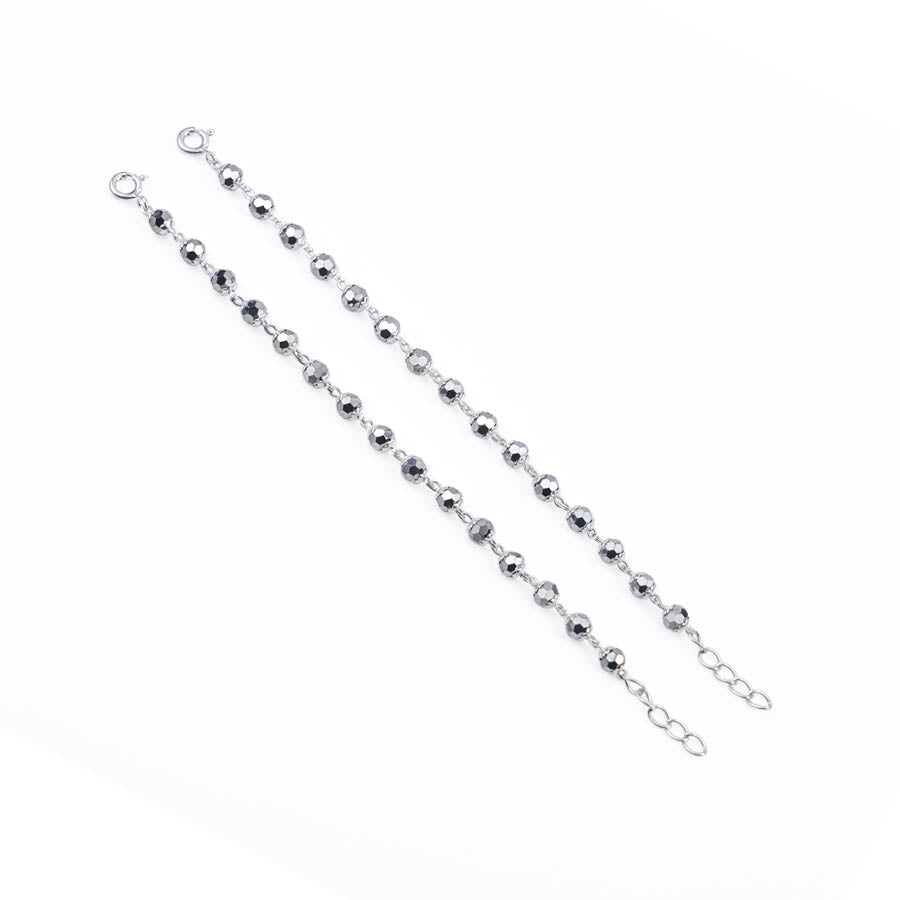 Real Silver Beads Nazariya for Kids