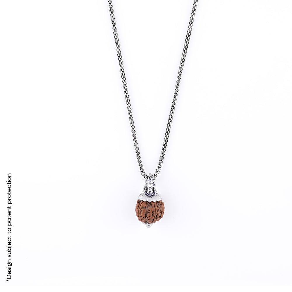 Adiyogi Pendant (5 Mukhi Nepali  Rudraksha)