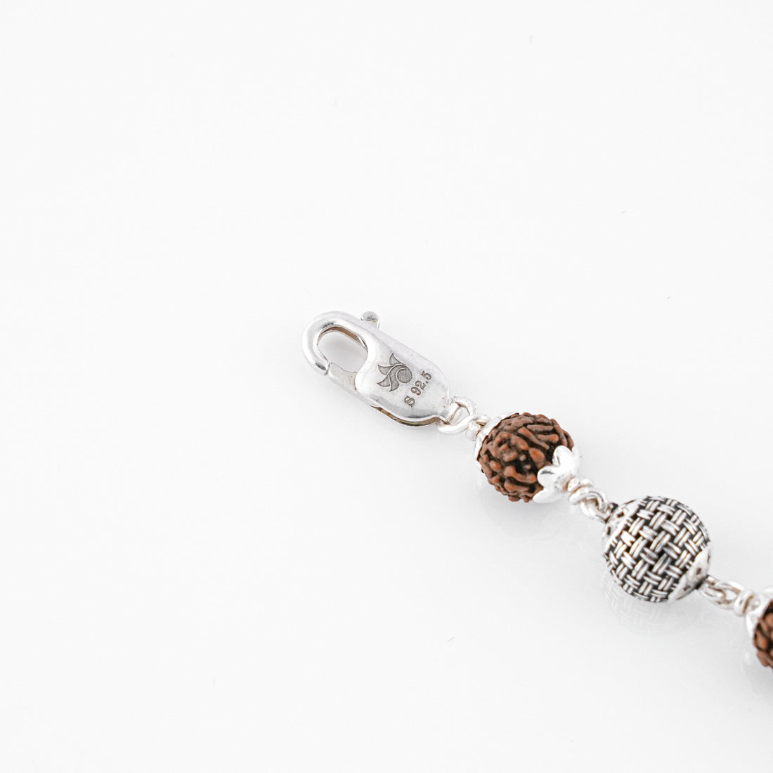 Pure Rudraksha Silver Rakhi