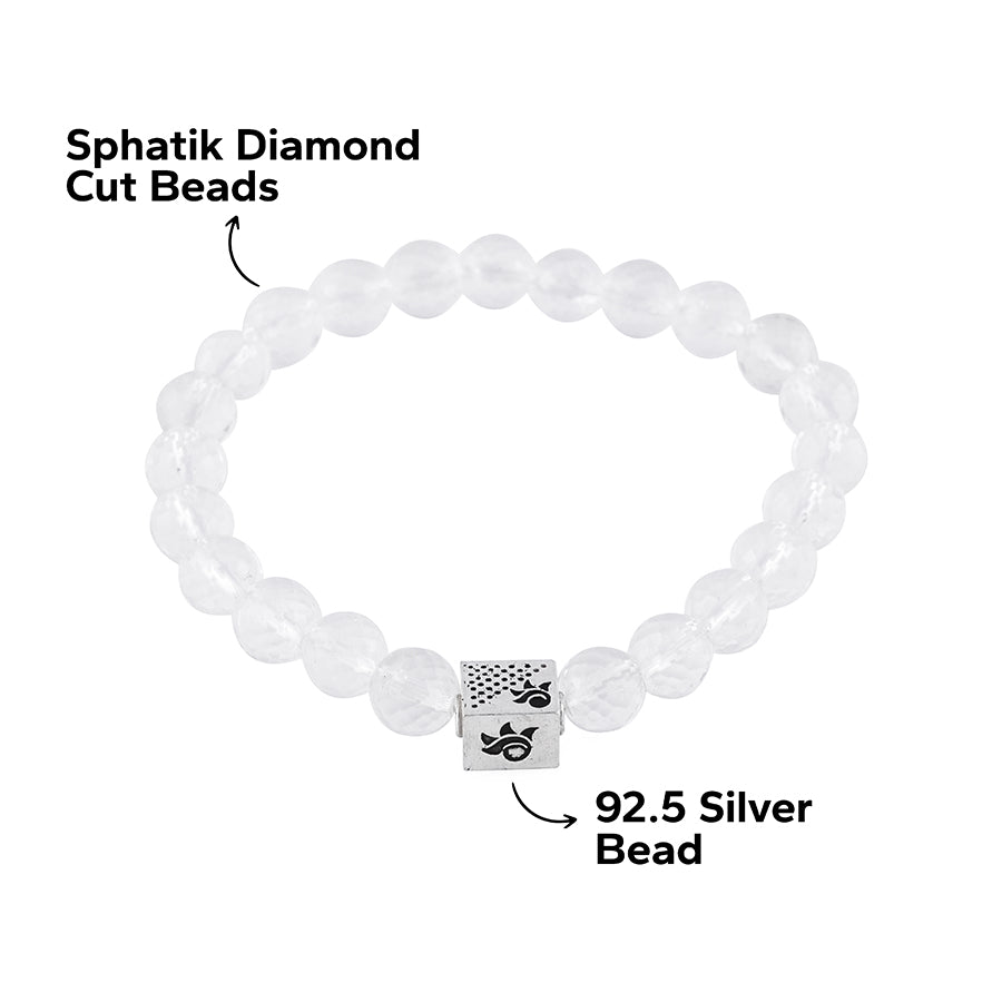 Spatik Diamond Cut Beads Bracelet