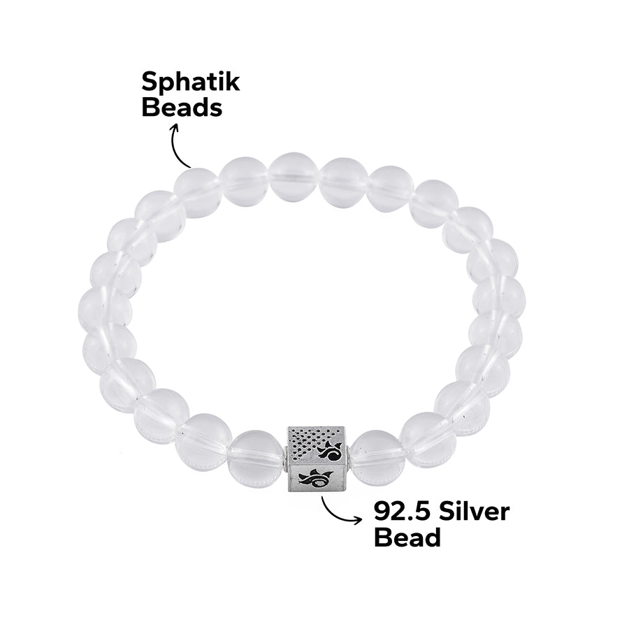 Sphatik Beads Bracelet