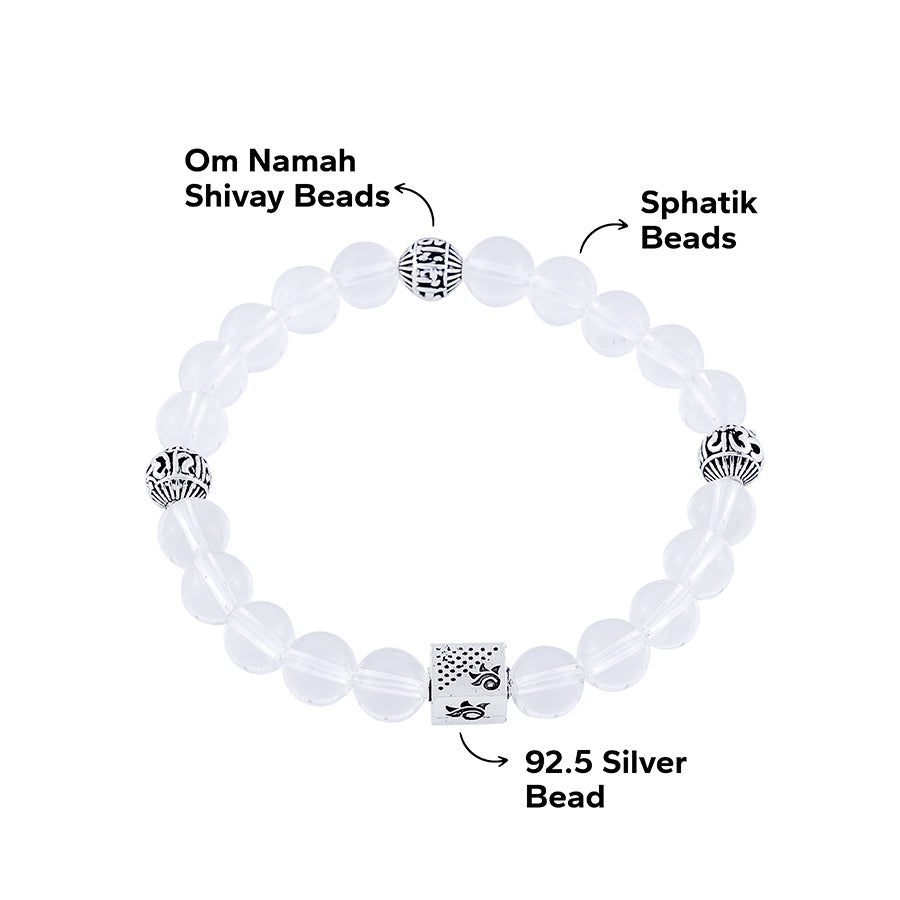 Sphatik Beads Bracelet