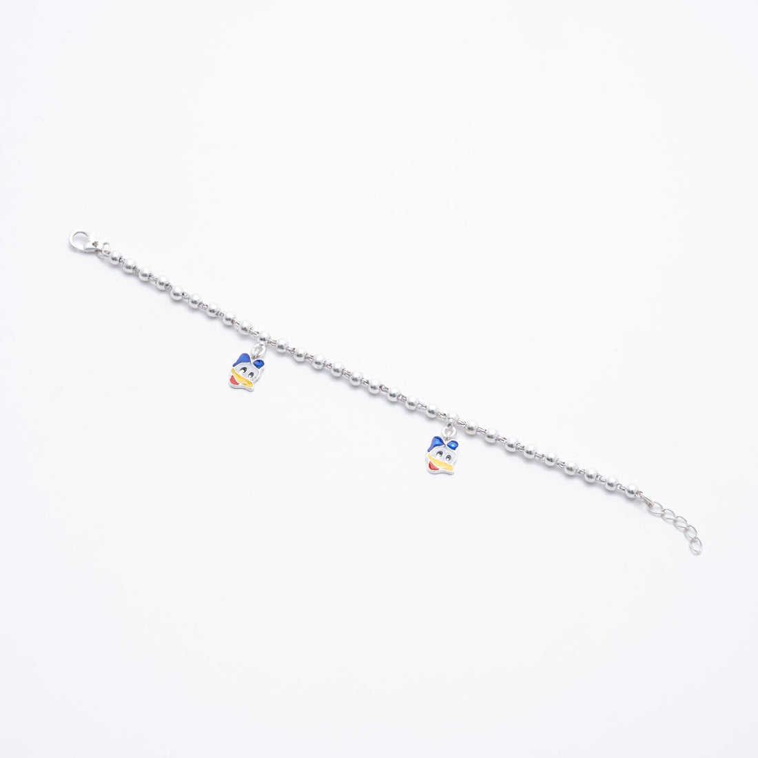 Silver Donald Duck Bracelet for Women