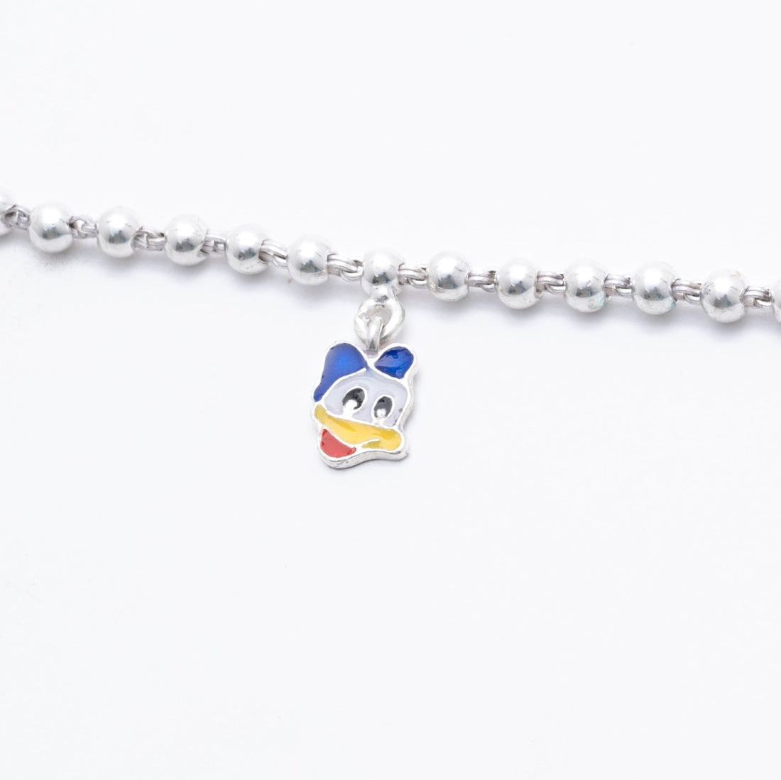Silver Donald Duck Bracelet for Women