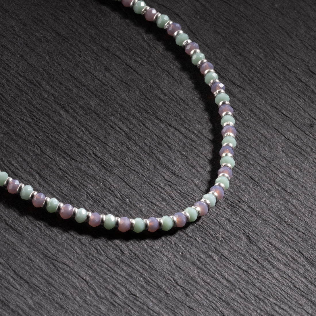 Pastel-colored silver Anklets for women
