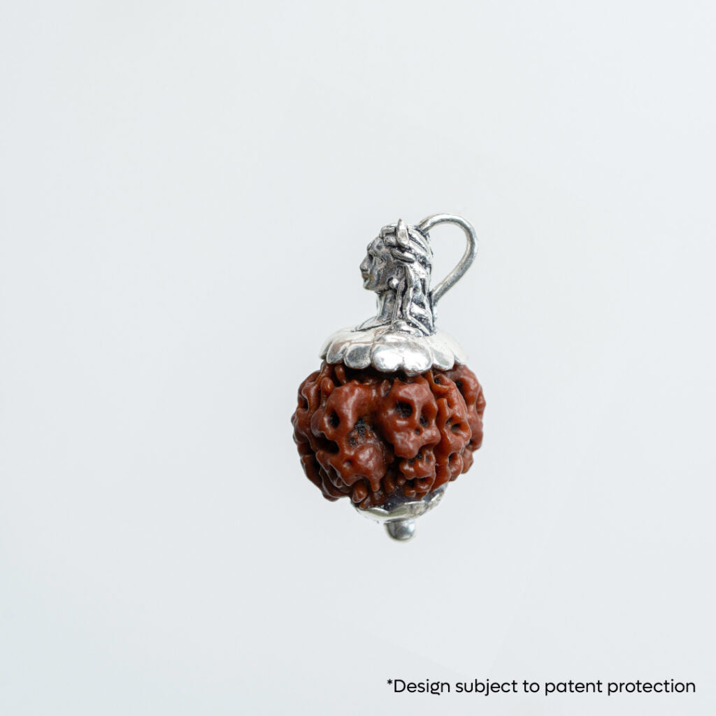 Adiyogi Pendant (5 Mukhi Nepali  Rudraksha)
