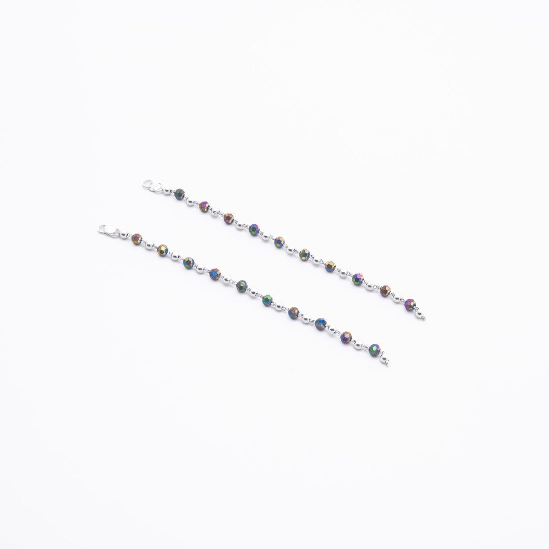 Original Multicolor Silver Beads Nazariya for Kids