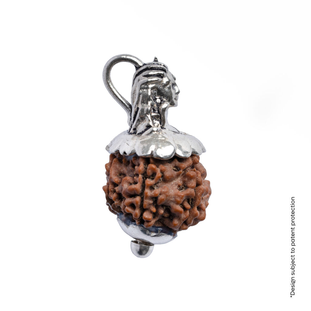 6 Mukhi Rudraksha with Lord Shiva