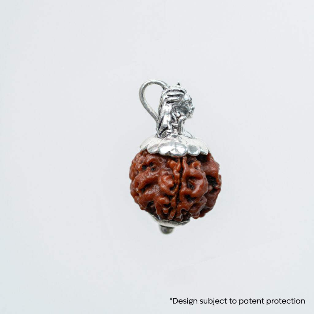 Adiyogi Pendant (5 Mukhi Nepali  Rudraksha)