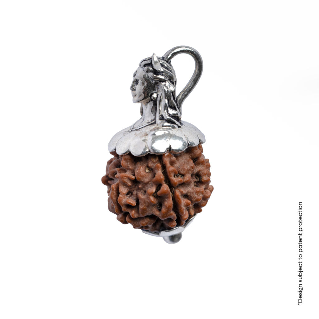 Adiyogi Pendant (6 Mukhi Nepali Rudraksha)