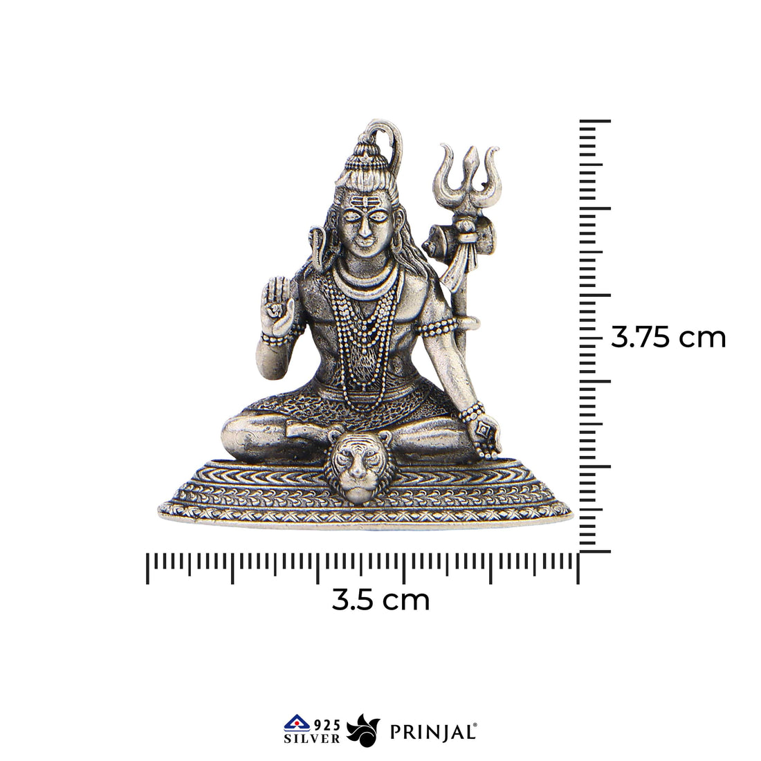 Lord Shiva Silver Idol
