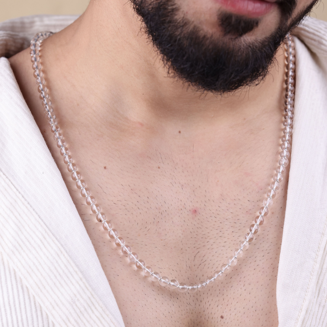 Orignal Sphatik Beads Jap Mala