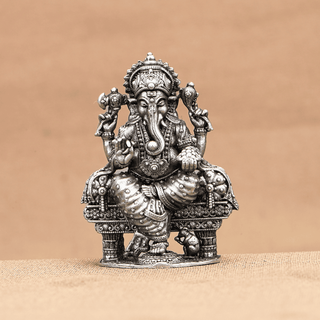 Ganesh Ji Silver Murti