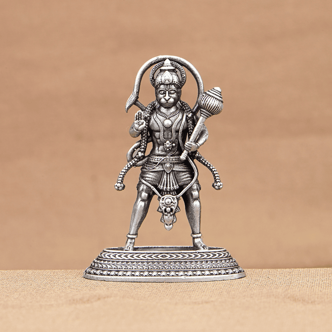 Lord Hanuman Silver Idol