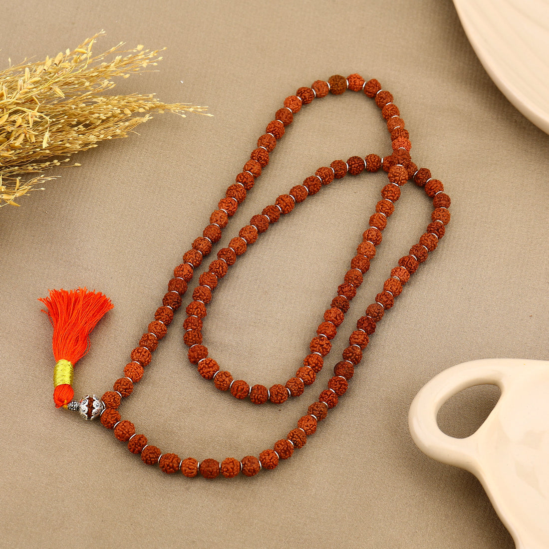 Real Brown Rudraksha Jap Mala