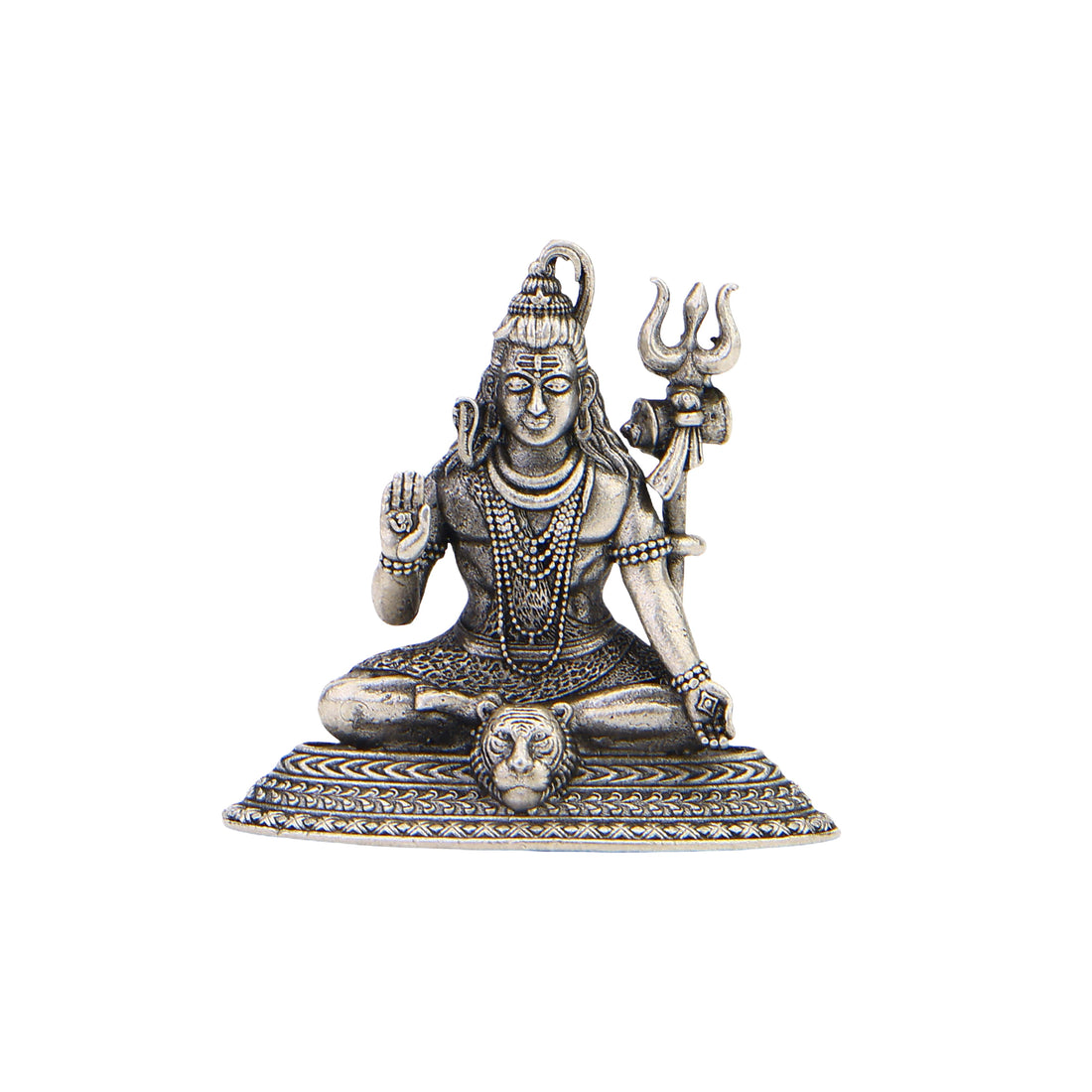 Lord Shiva Silver Idol
