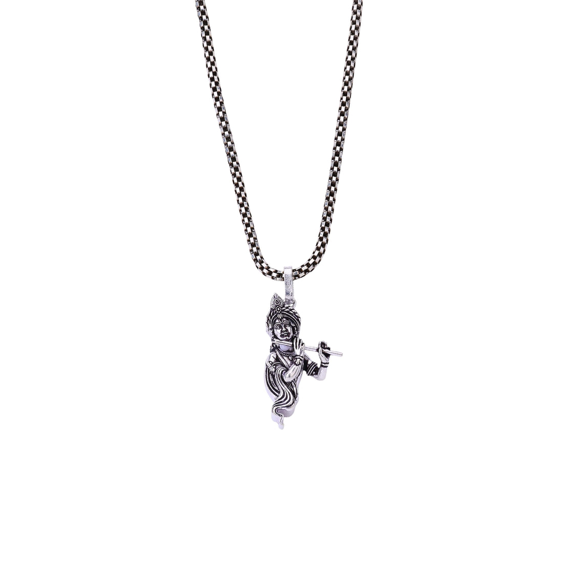 Murlidhar Krishna Silver Pendant
