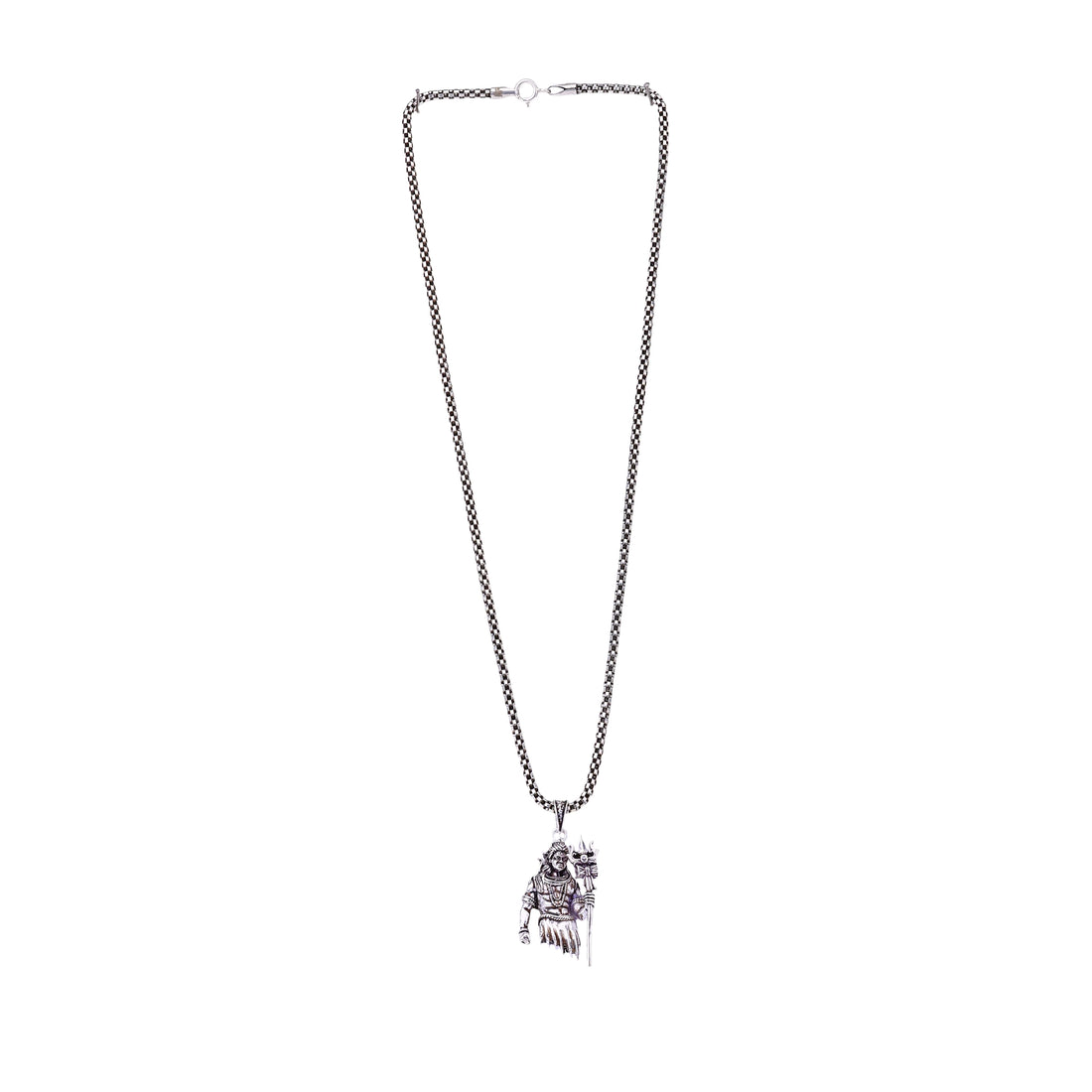 Lord Shiva Silver Pendant