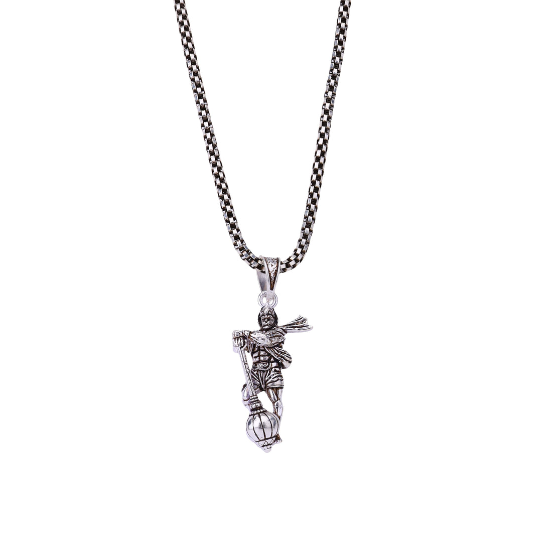 Lord Hanuman Silver Pendant