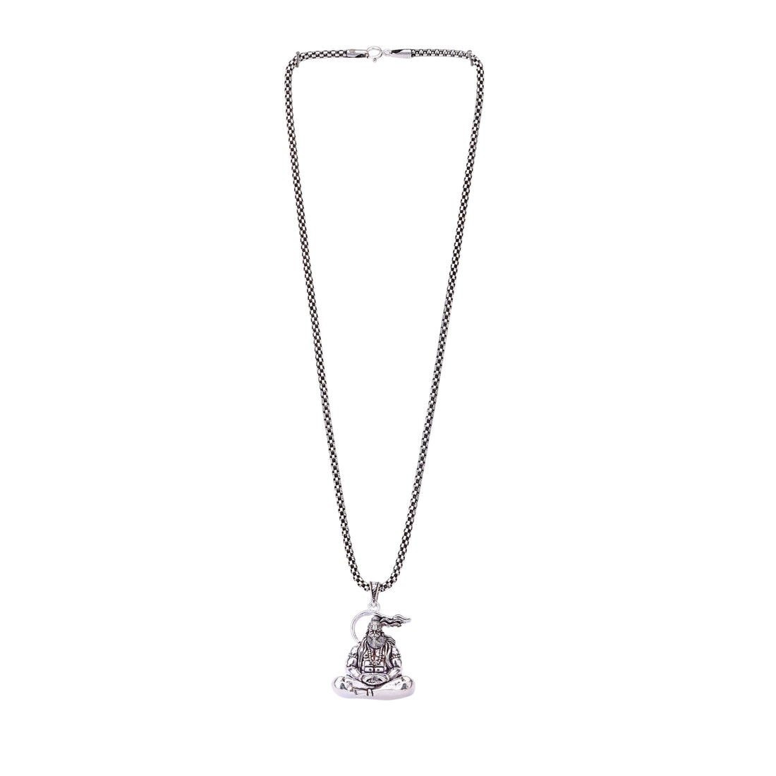 Bajrang Bali Silver Pendant