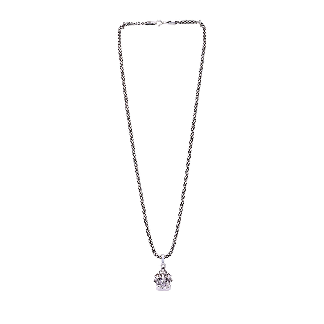Ganpati Bappa Silver Pendant