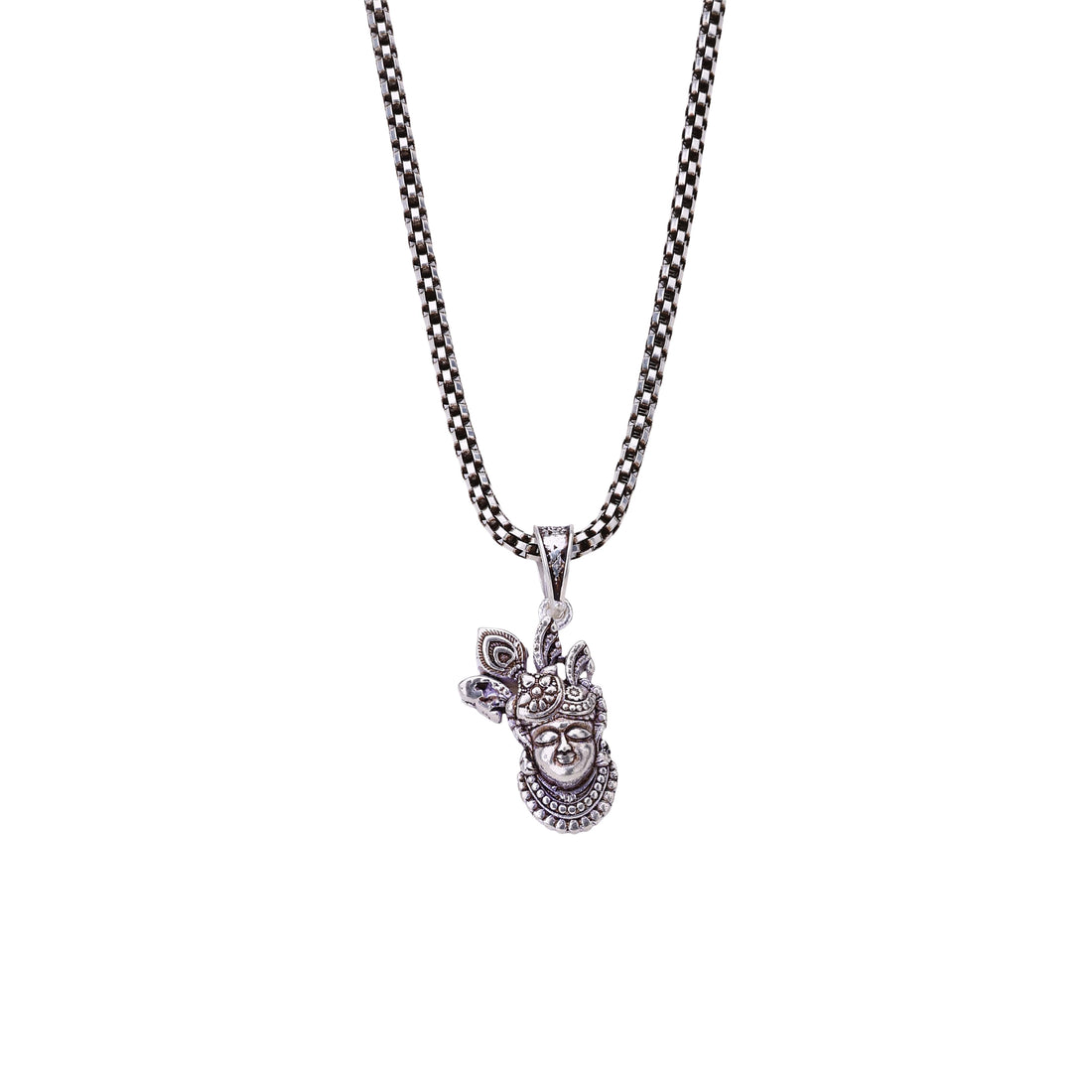 Shrinathji Face Silver Pendant