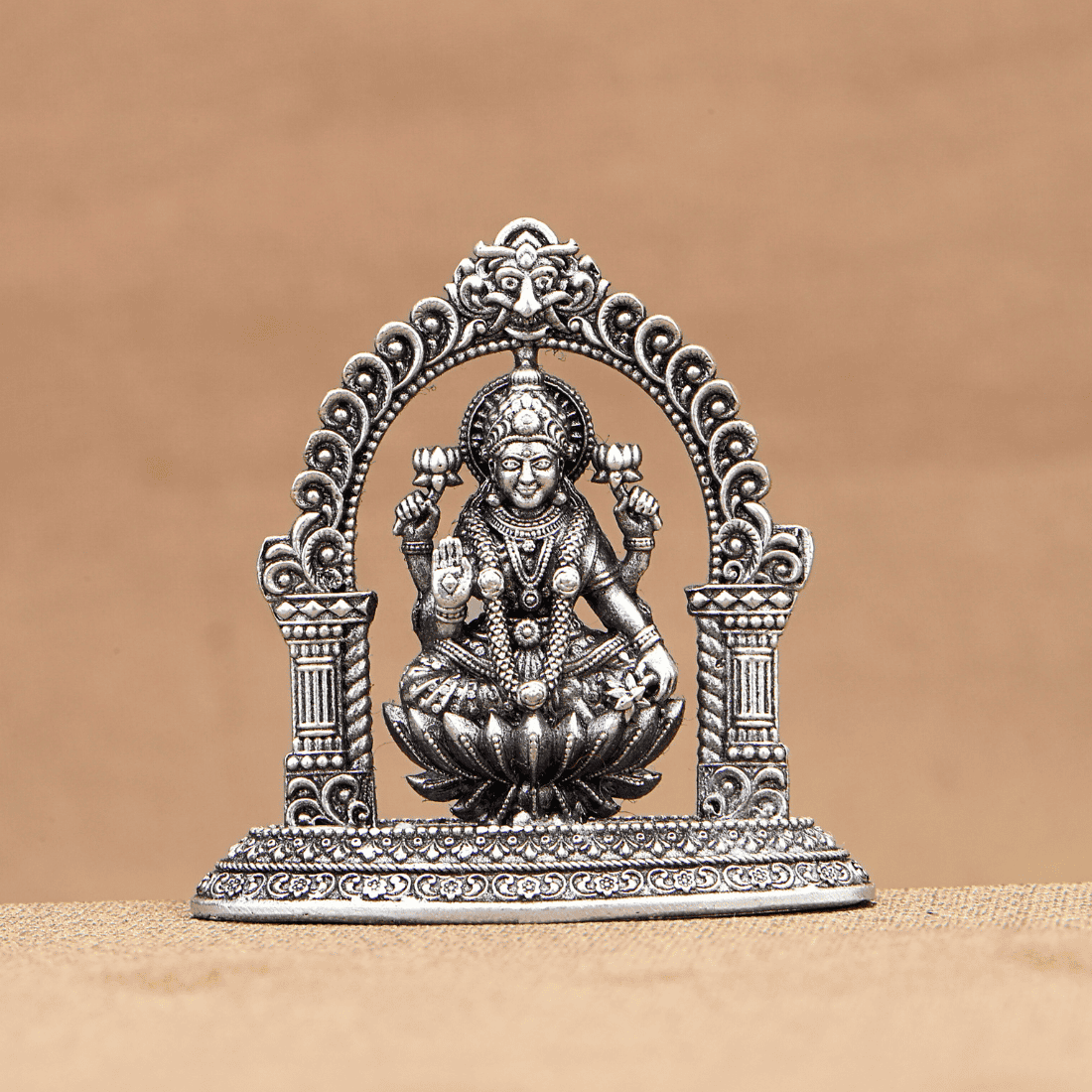 Silver Lakshmi Devi Idol