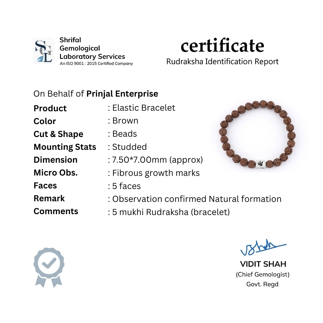 Rudraksha Beads Bracelet