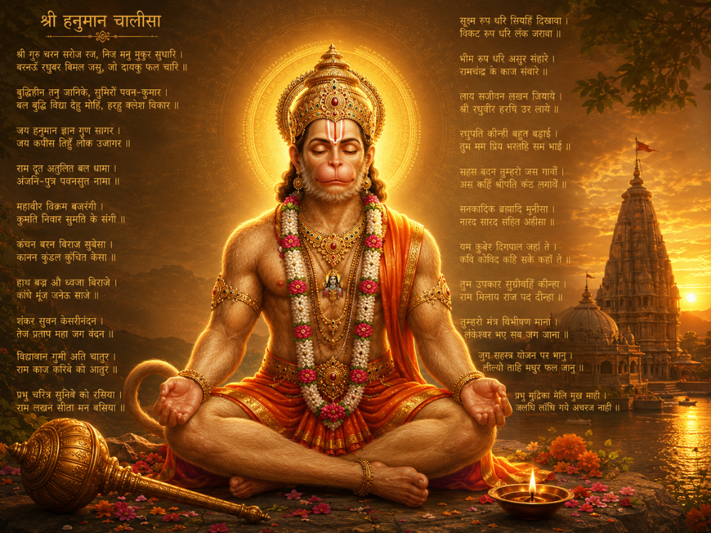 Hanuman Chalisa: Lyrics in Hindi, Meaning, Benefits & How to Read 