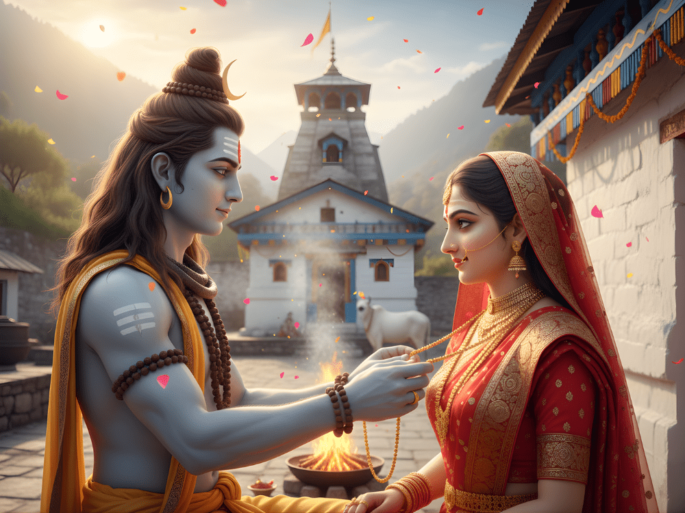 Lord Shiva and Parvati's Marriage: A Divine Tale