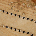 Powerful Black and Silver Beads Nazariya for Kids