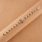 Authentic Rudraksha Silver Trishul With Mahadev Bracelet