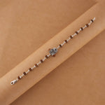 Authentic Rudraksha Silver Trinetra Mahakaal Bracelet
