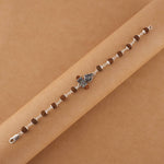 Buy Rudraksha Silver Om Trishul Bracelet