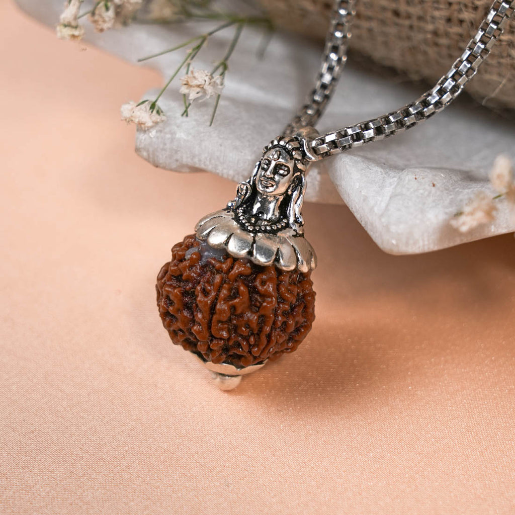 Authentic Rudraksha Gemstones Arihant Mukhi Rudraksha Pendant