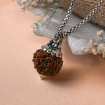 Adiyogi Pendant (11 Mukhi Nepali Rudraksha) With Chain