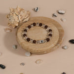 Authentic Rudraksha with Spatik Beads Bracelet
