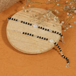 Authentic Black Beads Flower Nazariya for Kids