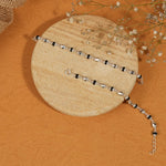 Authentic Black and Silver Alternate Beads Nazariya for Kids