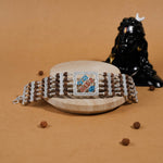 Authentic Rudraksha Silver Jay Thakar Five Lines Bracelet