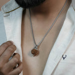 Real Adiyogi Pendant (11 Mukhi Nepali Rudraksha) With Chain