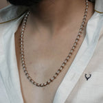 Buy Rudraksha Silver Mala ( 6 - 7 mm Rudraksha)